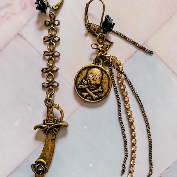 Betsey Johnson Jewelry - Betsey Johnson Pirate Earrings